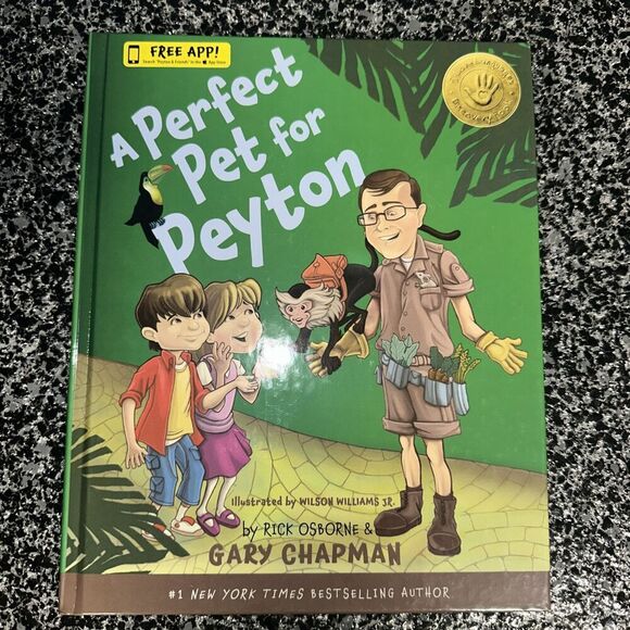 Book Other - A Perfect Pet for Peyton Gary Chapman Book Children’s Toy Love Language Kids